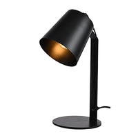 Eurolux black lamp, front view