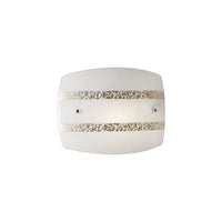 Radiant gold wall light, front view