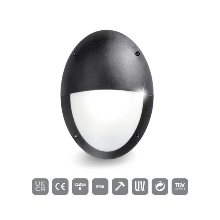 Eurolux bulkhead light installed and lit