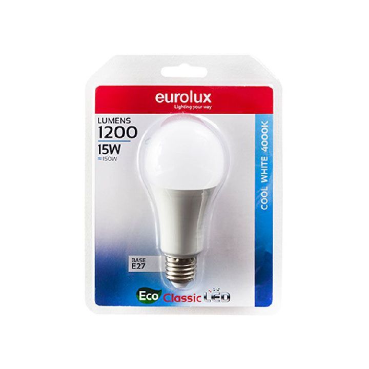 Eurolux LED globe shown in its packaging
