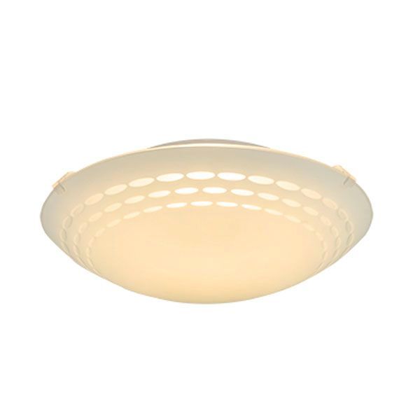 Eurolux white ceiling light, front view