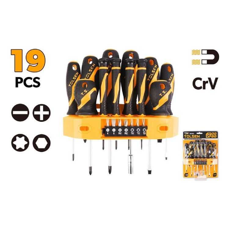 Tolsen screwdriver, front view