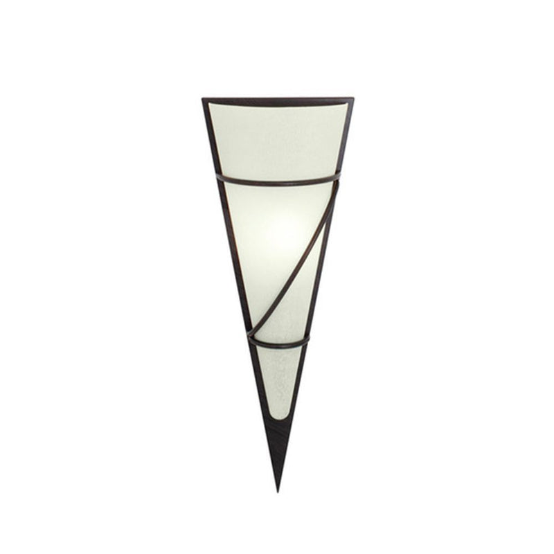 Eurolux antique brown wall light, front view
