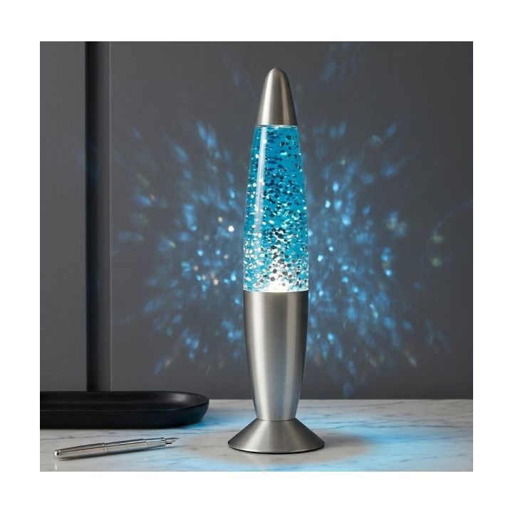 Eurolux clear/silver night light installed and lit