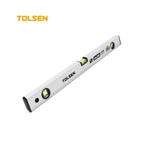 Tolsen spirit level shown in its packaging