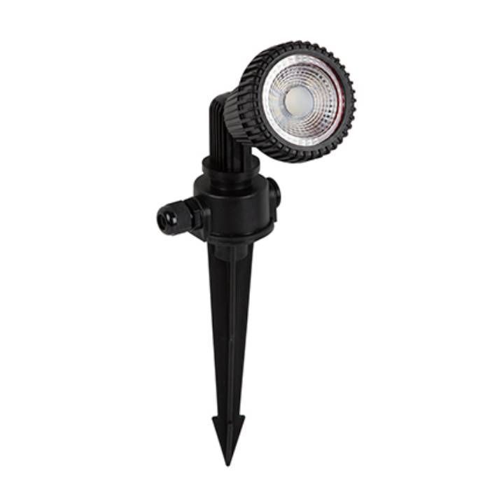 Radiant black spotlight, front view