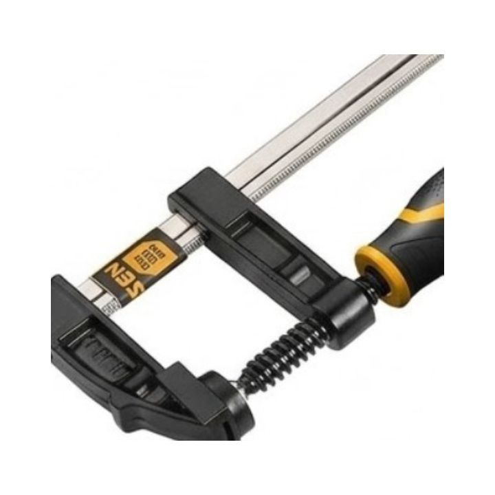 Tolsen clamp shown in its packaging