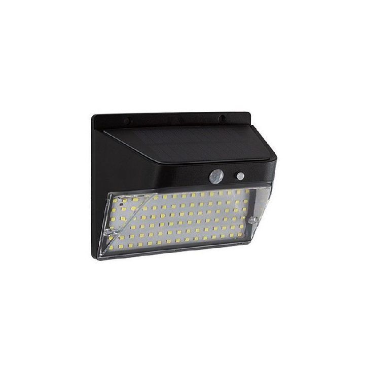 Eurolux black wall light shown in its packaging