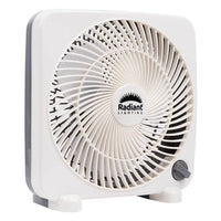 Radiant fan, front view