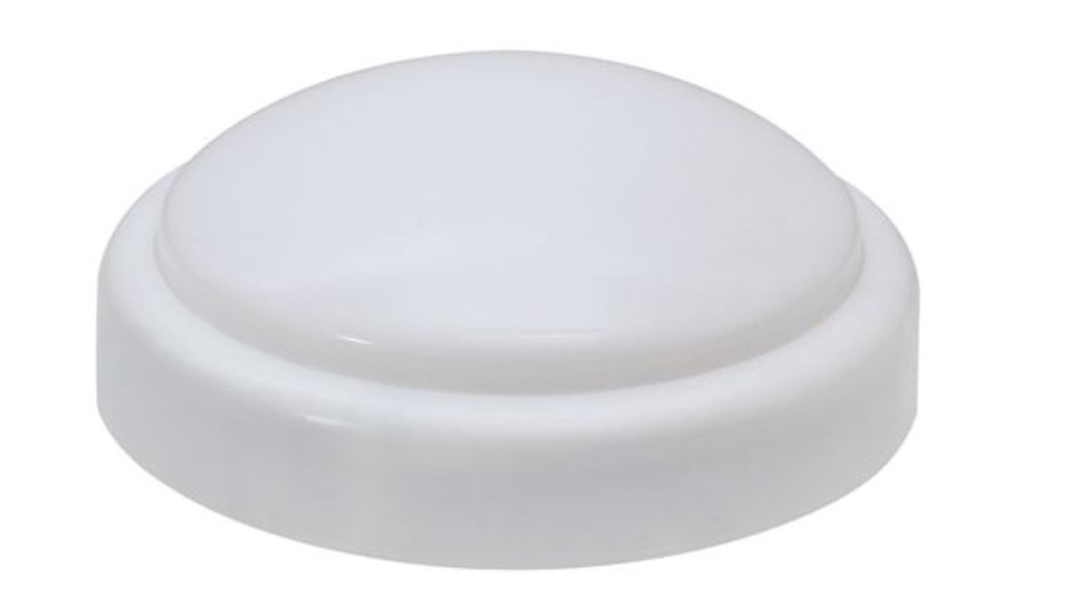 Close-up detail of the Eurolux white night light