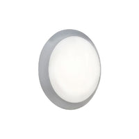 Eurolux grey wall light installed and lit
