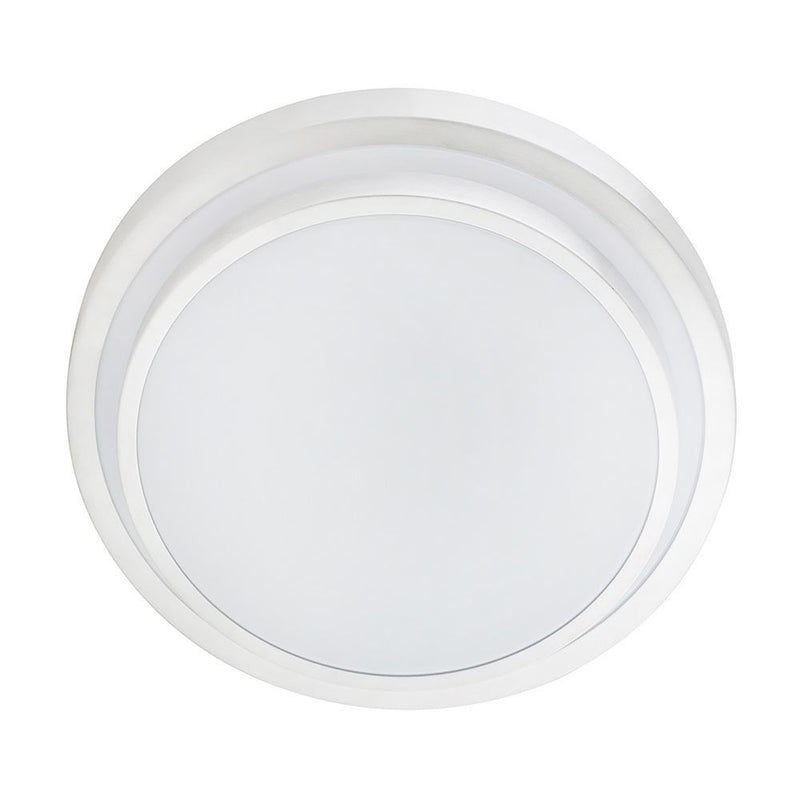 Eurolux silver ceiling light, front view