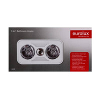 Eurolux heater installed and lit