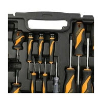Close-up detail of the Tolsen tool set