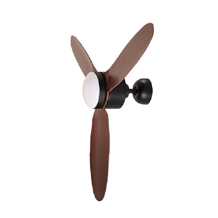 Eurolux ceiling fan installed and lit