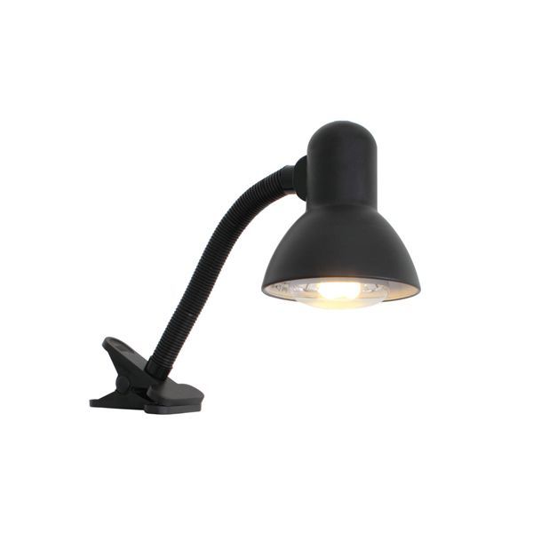 Eurolux black lamp, front view