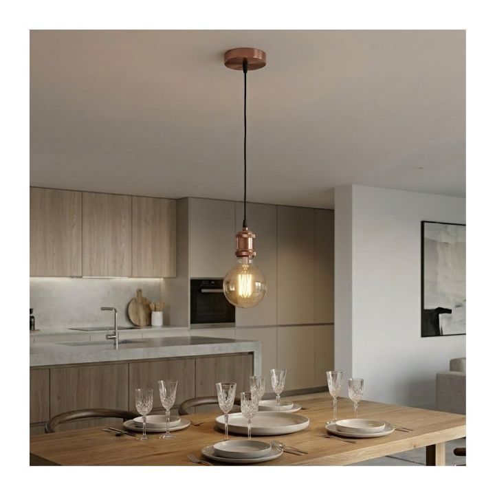 Eurolux pendant light dimensions diagram