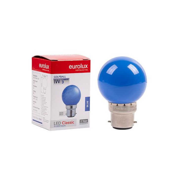Eurolux globe shown in its packaging