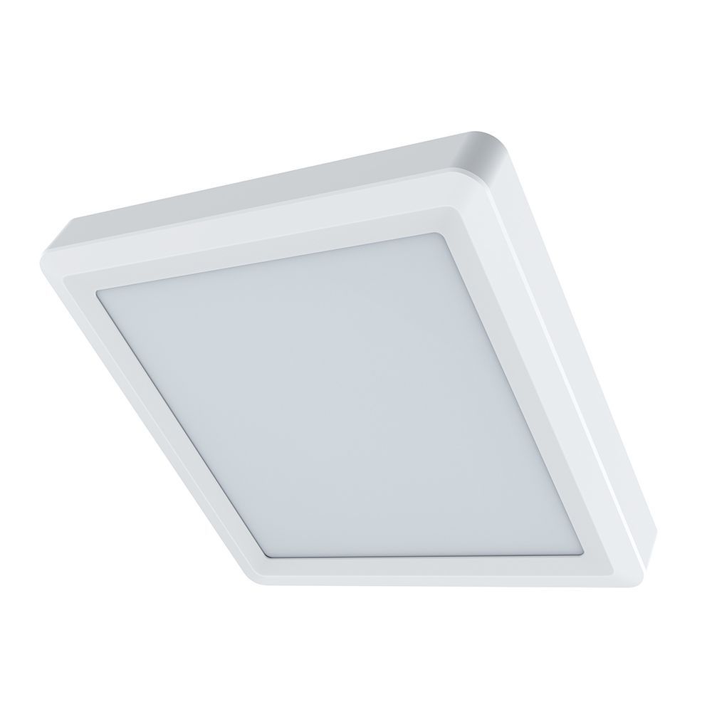 Eurolux white ceiling light, front view
