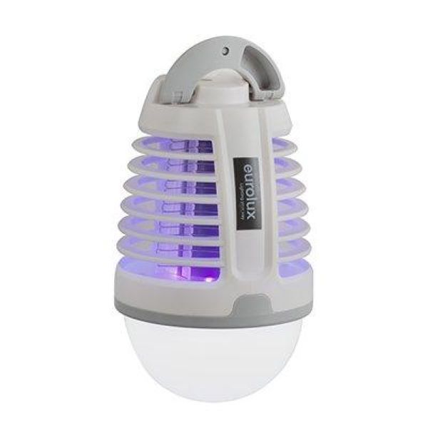 Eurolux white emergency light, front view