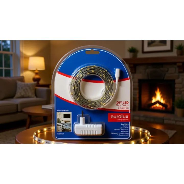 Eurolux light strip shown in its packaging