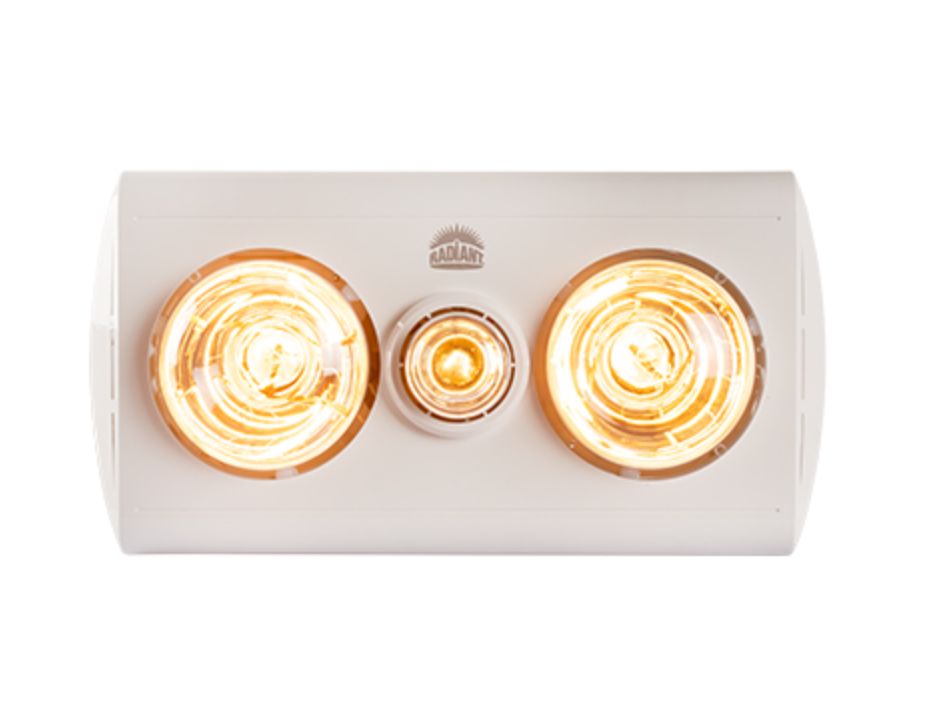 Radiant clear extractor fan, front view