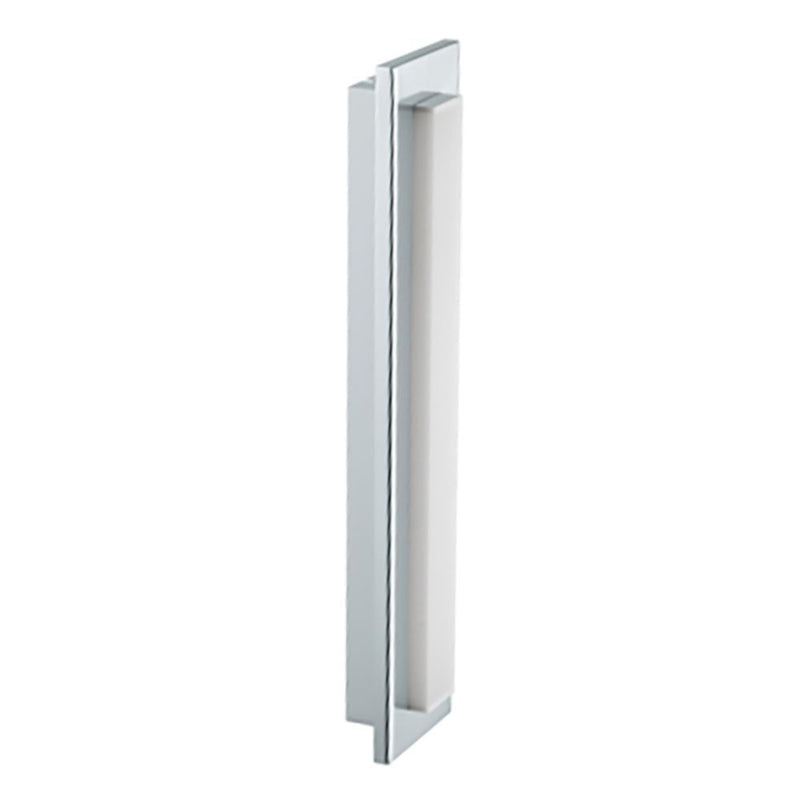 Eurolux chrome wall light, front view