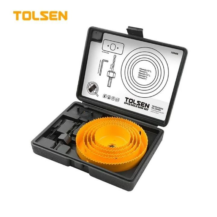 Tolsen saw shown in its packaging