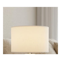 Eurolux white table lamp, front view