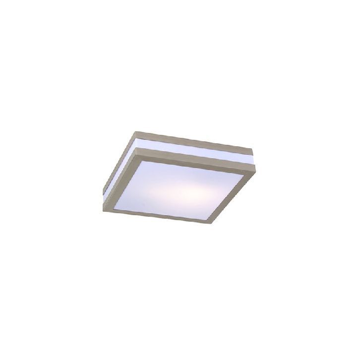Close-up detail of the Eurolux stainless steel lighting fixtures