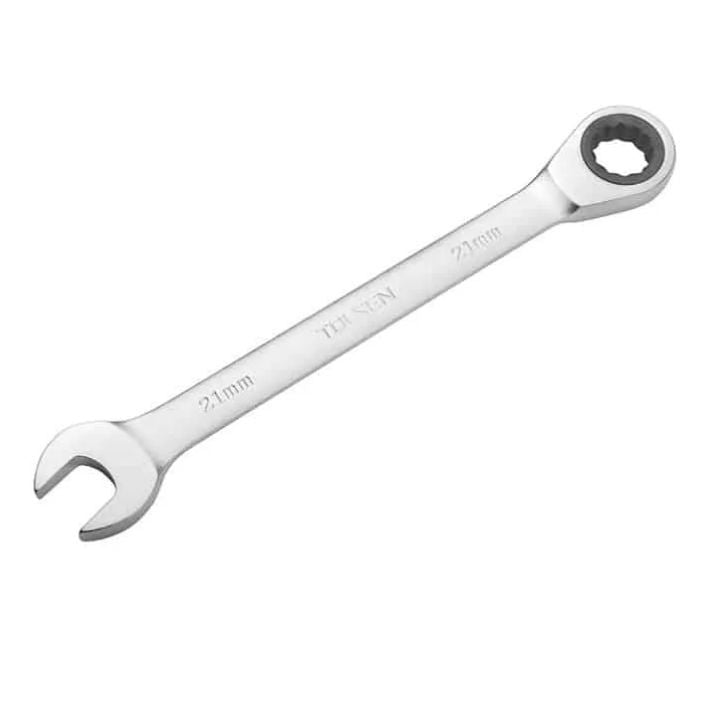 Close-up detail of the Tolsen spanner