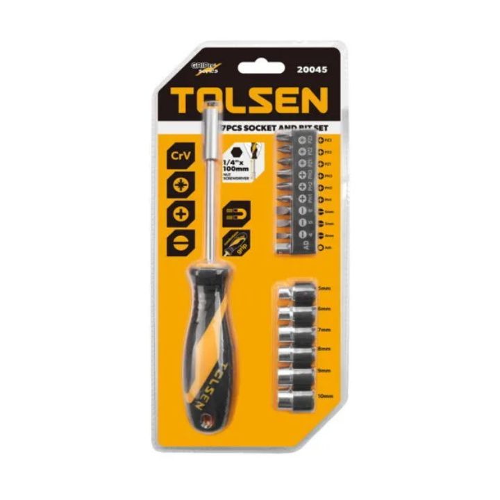 Tolsen socket set dimensions diagram
