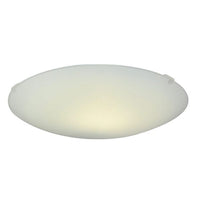 Eurolux white ceiling light, front view