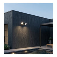 Eurolux black floodlight dimensions diagram
