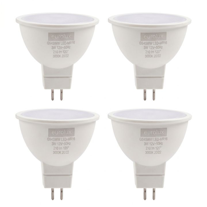 Eurolux LED globe, front view