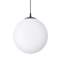 Eurolux black pendant light shown in its packaging