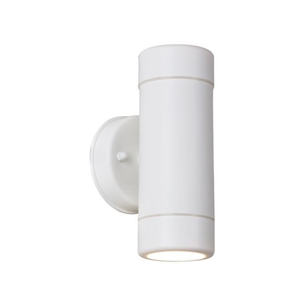 Eurolux white wall light, front view