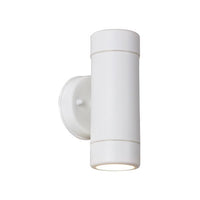 Eurolux white wall light, front view