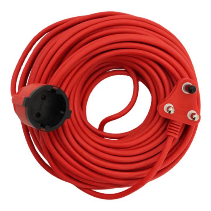 Eurolux extension cord, front view