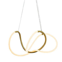 Close-up detail of the Eurolux gold pendant light