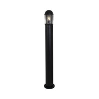 Eurolux black garden light, front view