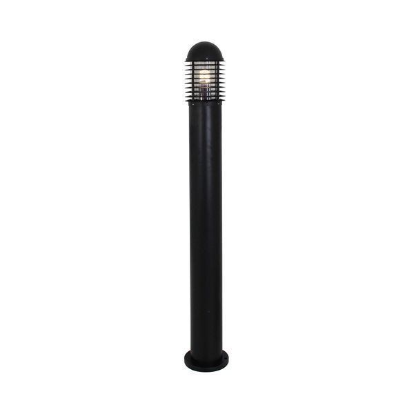 Eurolux black garden light, front view