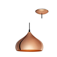 Eurolux copper pendant light, front view
