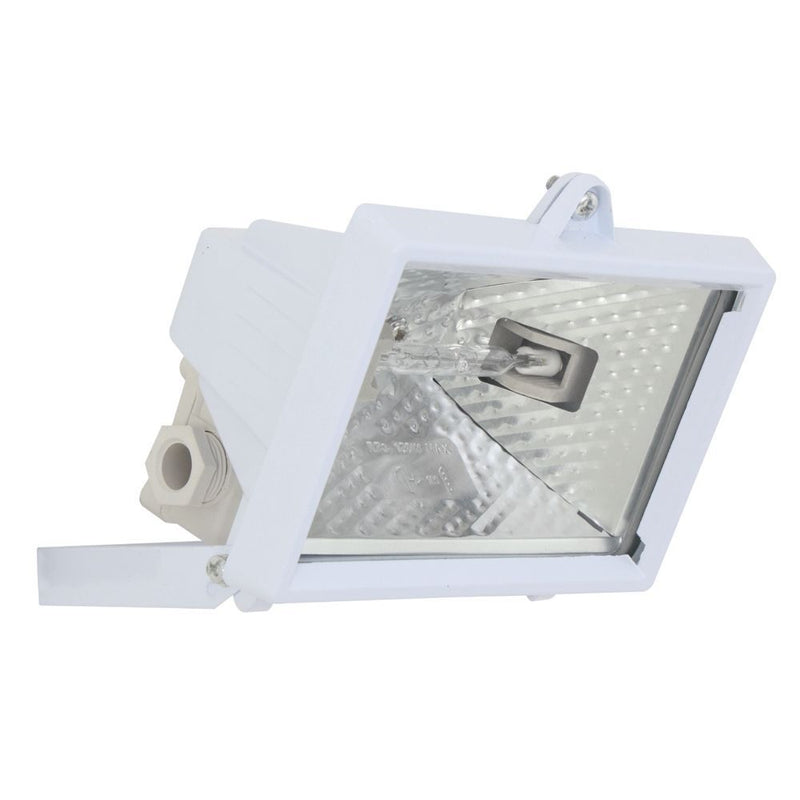 Eurolux white floodlight, front view