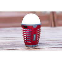 Eurolux red emergency light shown in its packaging