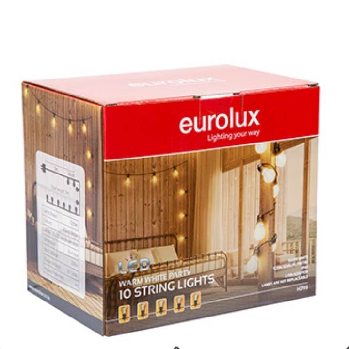 Eurolux black light strip shown in its packaging