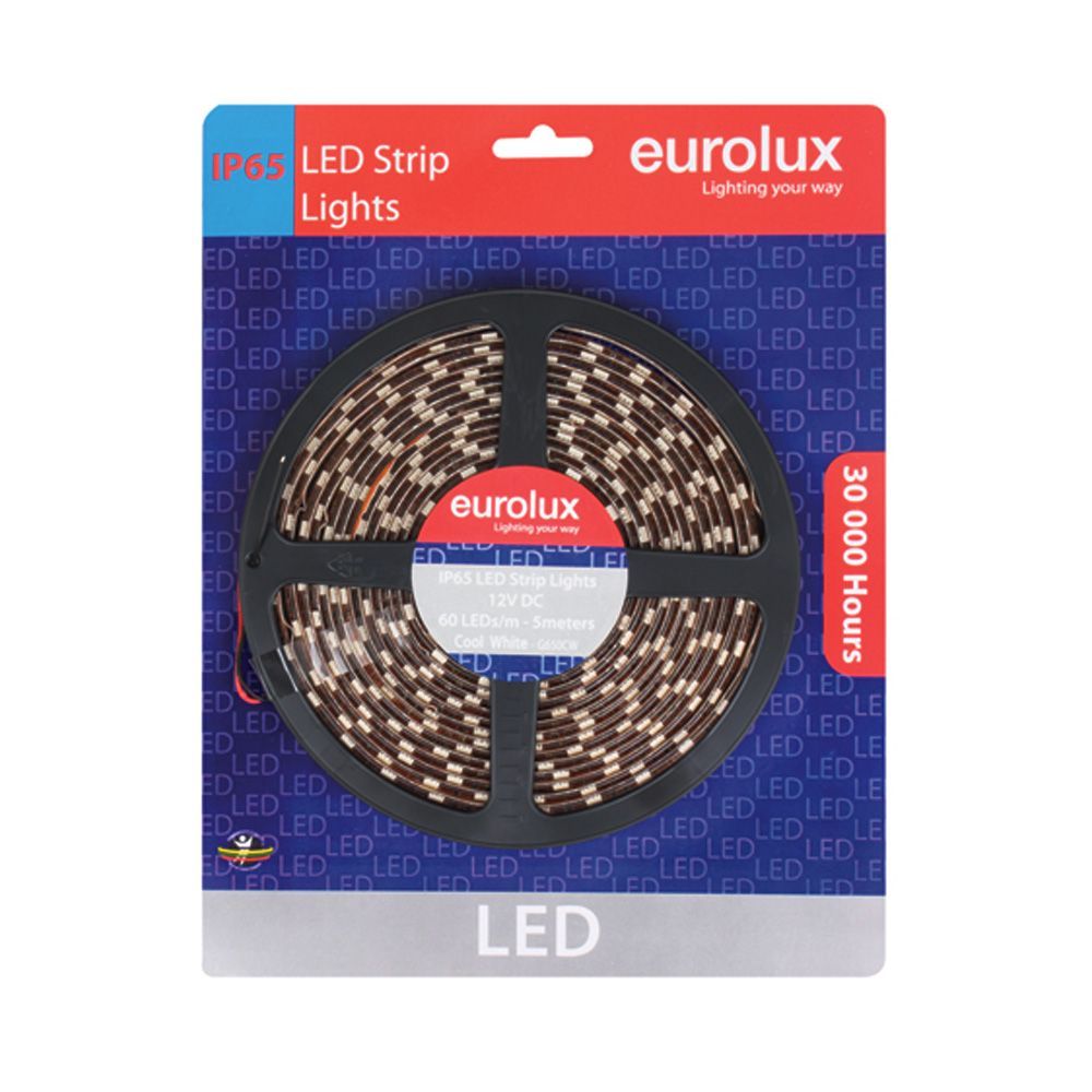 Eurolux light strip shown in its packaging