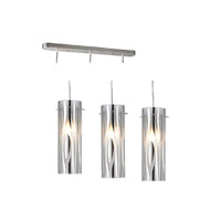 Radiant pendant light, front view