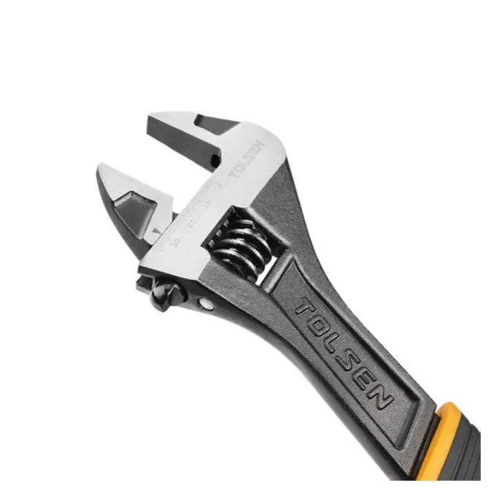 Close-up detail of the Tolsen spanner