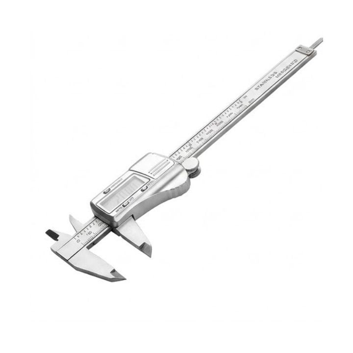 Close-up detail of the Tolsen measuring tools & sensor